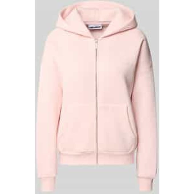 relaxed fit sweatjack met capuchon