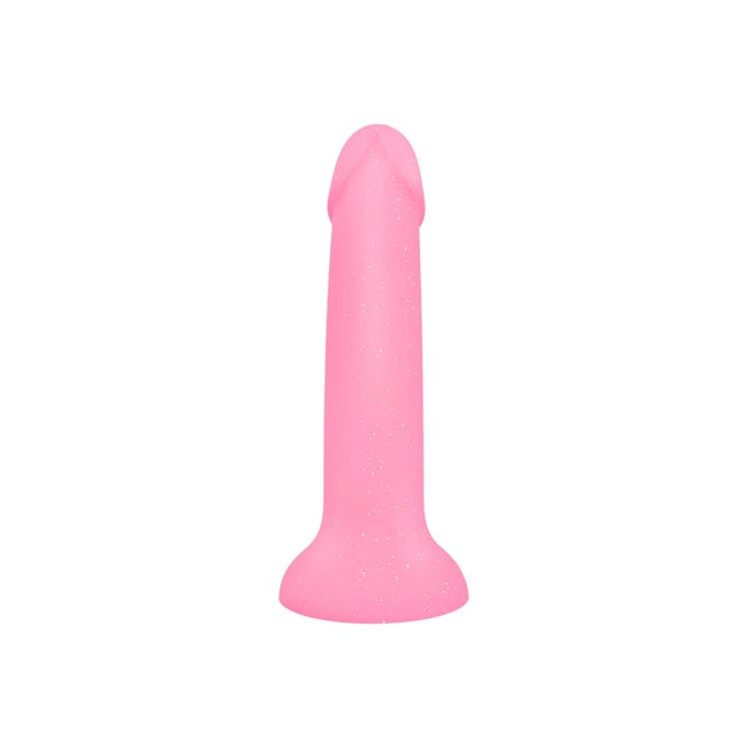 Love to Love - Siliconen Dildo Glitzy - Roze Glitters