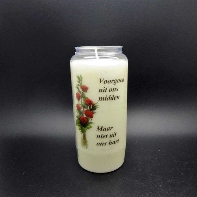 Noveenkaars Spreuk 015 - 6 dagen brander (5 stuks)