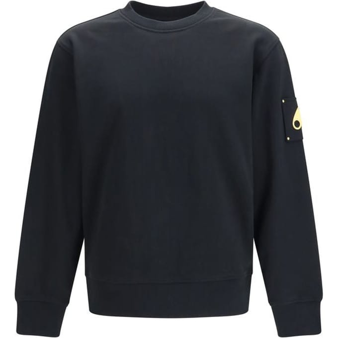 Moose Knuckles Zwarte Katoenen Sweatshirt