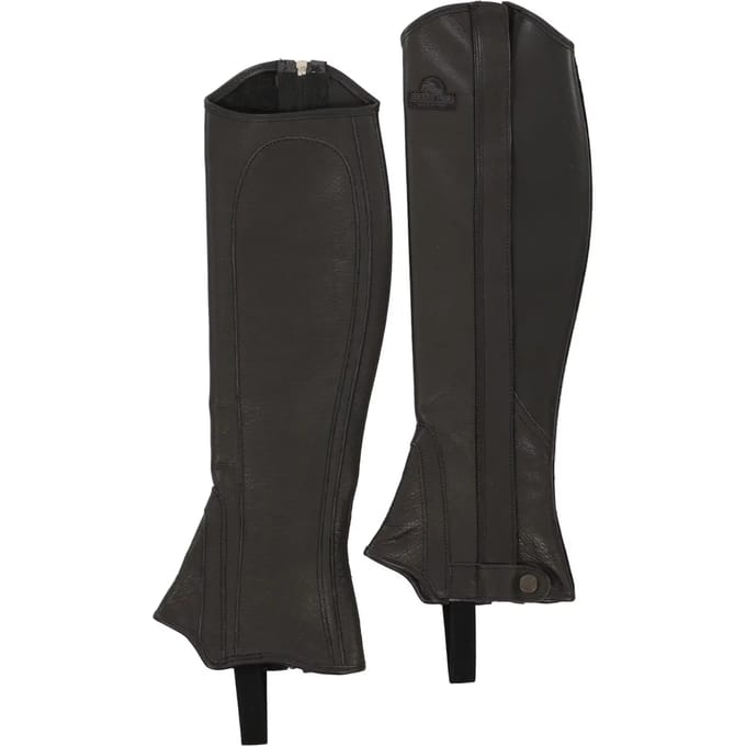 Verlengbare leren mini-chaps Acavallo
