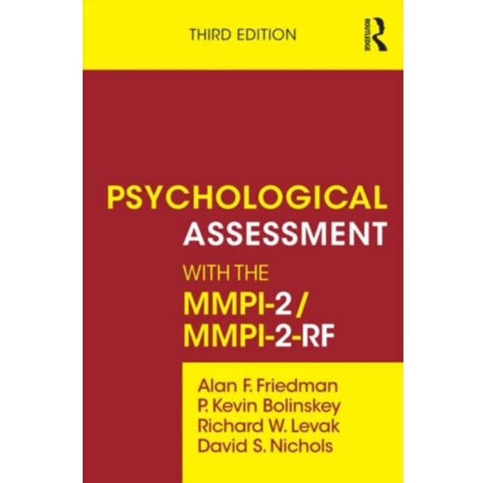 Psychological Assessment With The Mmpi-2 / Mmpi-2-Rf - Friedman, Alan F.