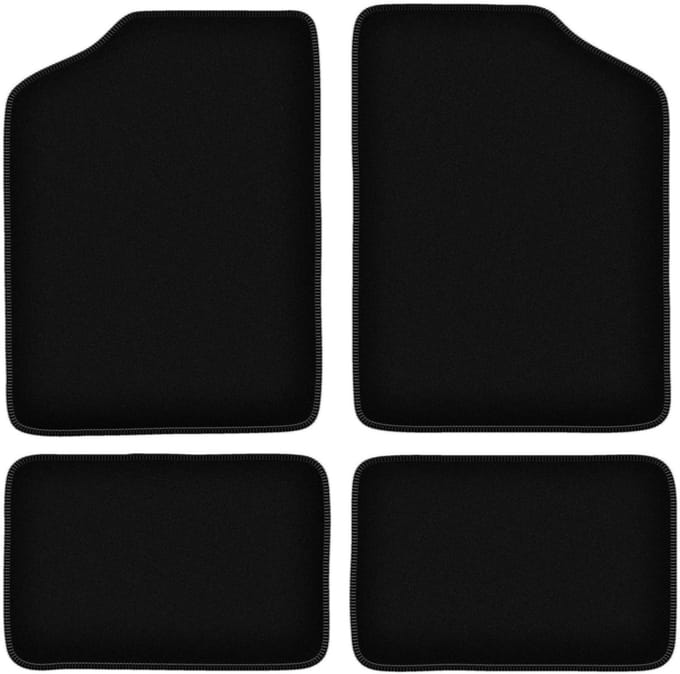 BASIC zwarte velours matten voor: Renault 5 hatchback (1972-1985)