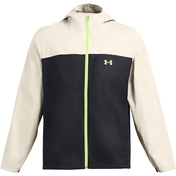 Under Armour Waterdichte Cloudstrike-jas voor heren (Wit)