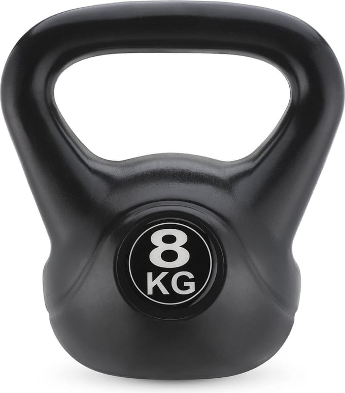 Gymtek® Kettlebell Dumbbell - 8kg - Kettlebell, Halter, Balgewicht