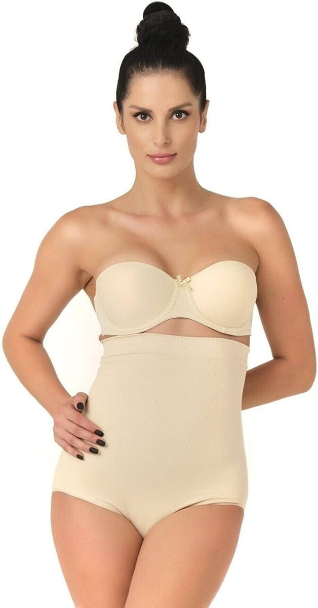 Emay Corrigerend Hoge Slip 2008 Beige XXL-3XL