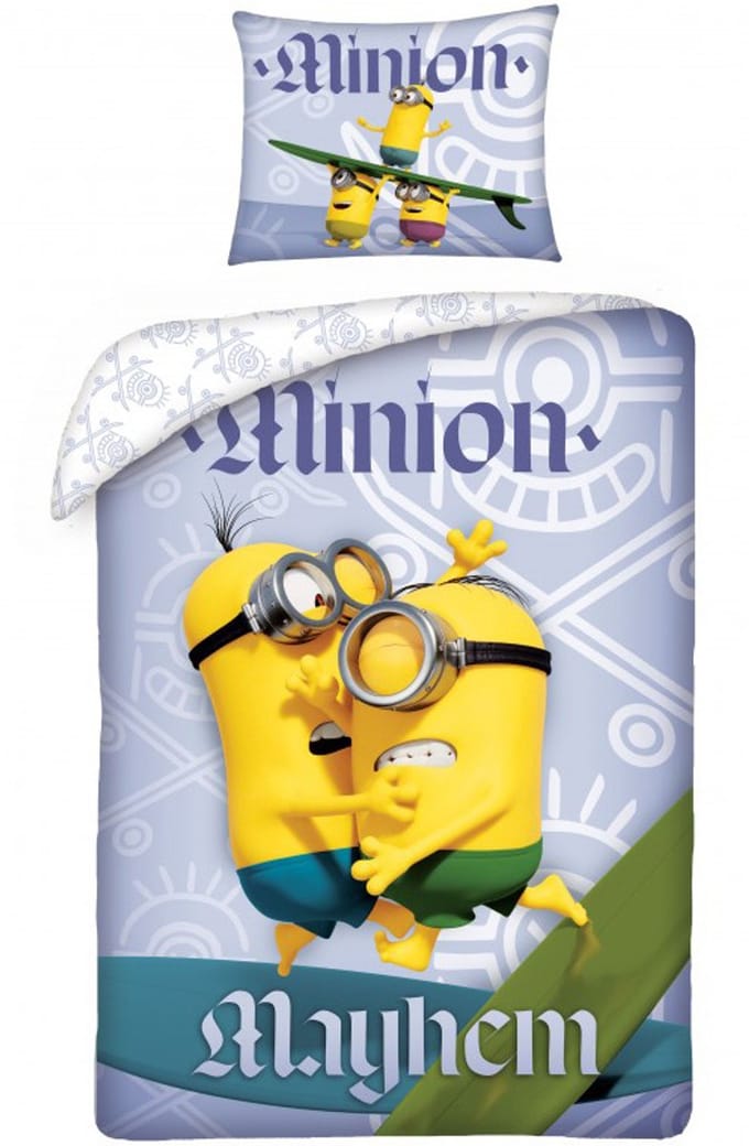Minions Dekbedovertrek Surfing - 140 x 200 cm - Katoen