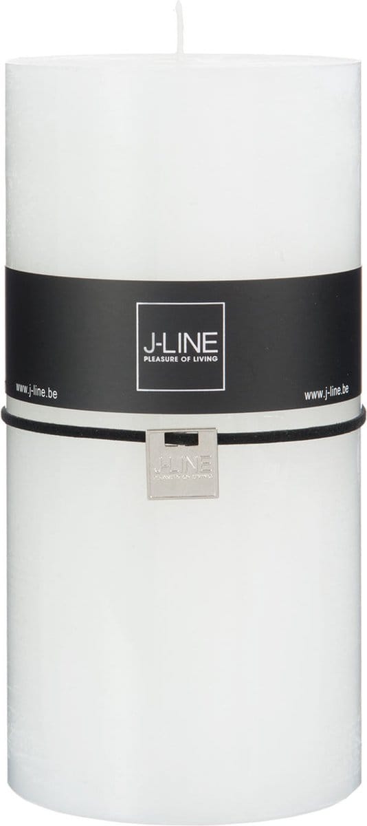 J-Line cilinderkaars - wit - XXL - 150U - 6 stuks