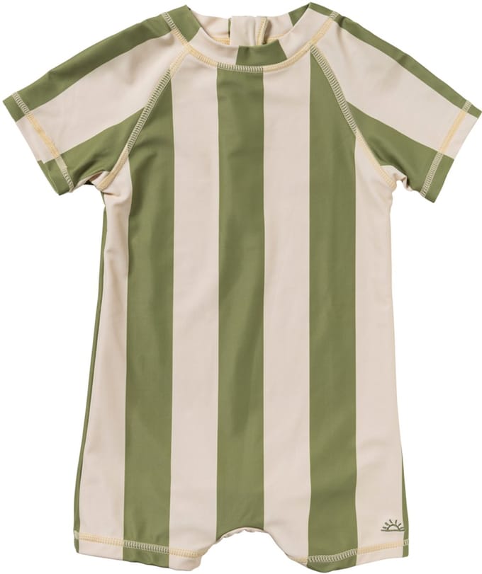 Wide Stripe | Shortsleeve Swimsuit