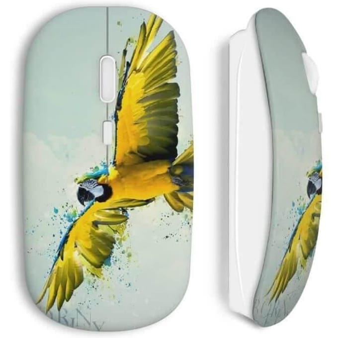 Souris sans fil Perroquet yellow