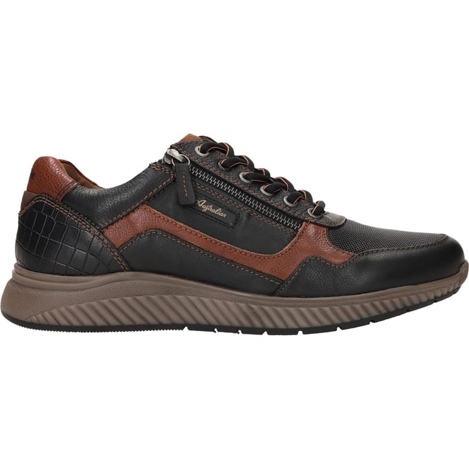 Australian Hatchback Sneakers zwart Leer - Maat 45