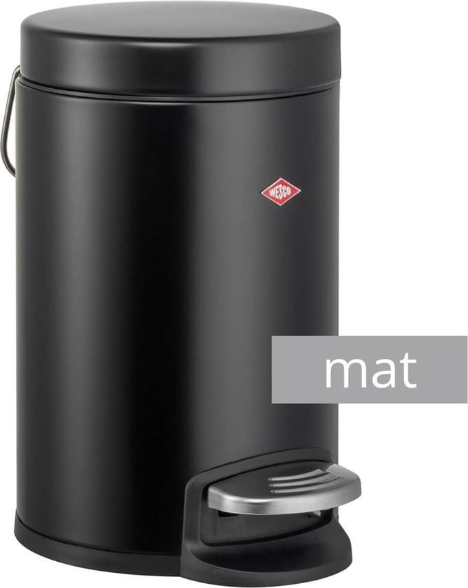 Wesco pedaalemmer 113 - 3 Liter - Mat Zwart
