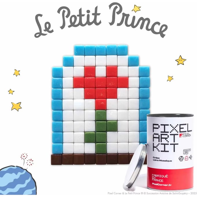 Mosaic Bouwset La Rose Pixel Corner Le petit Prince