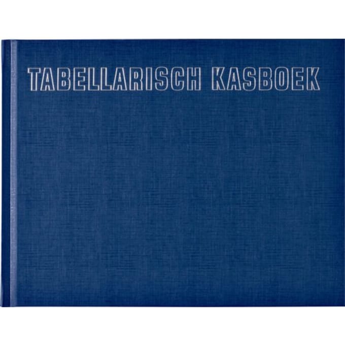Kassenbuch tabellarisch 210x160mm 96 Seiten 8 Spalten blau