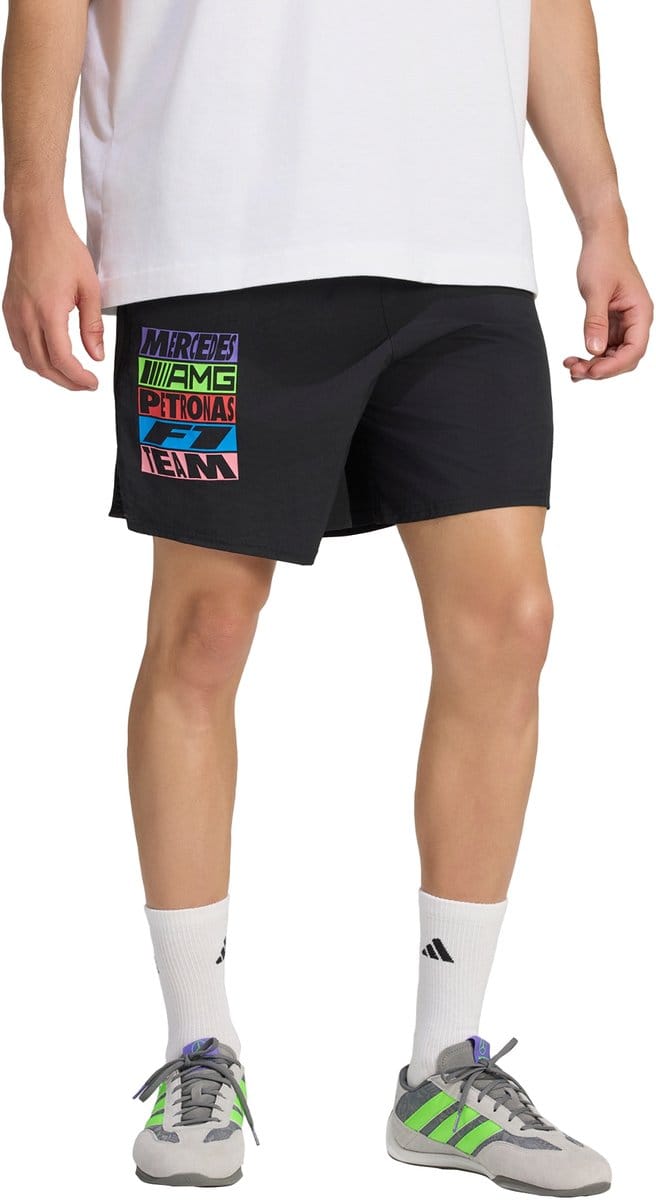 Adidas Performance Mercedes - Amg Petronas Formula 1 Team Lights On Short - Unisex - Zwart