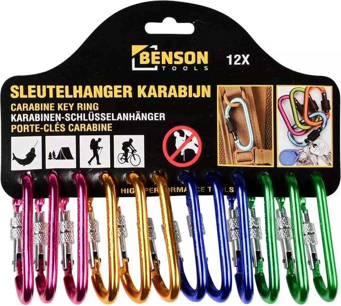 Sleutelhanger Musketon (12 stuks)