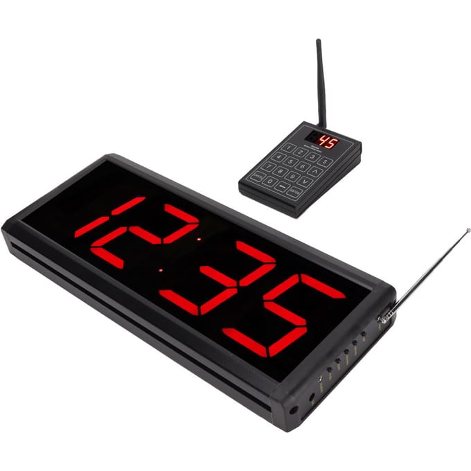 Draadloos Pager Systeem 5 Modi Hoge Definitie Engelse Taal Uitzending Restaurants Paging Systeem US Plug