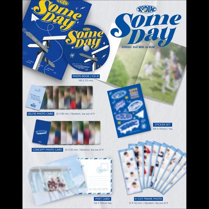 XODIAC - [SOME DAY] Version livre photo. Album 1ea blue