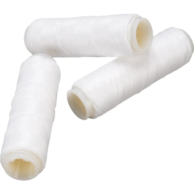 3 Stuks Visaas Draad Nylon Elastisch Flexibel Visaas String voor Professionals Beginners 100m 328.08ft 0.3mm white