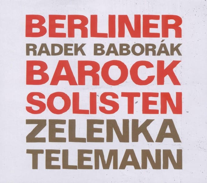 Berliner Barock Solisten - Zelenka/Telemann (CD)