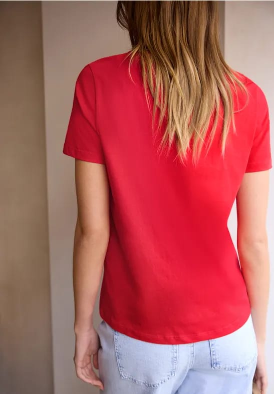 Shirt met hartjesprint
