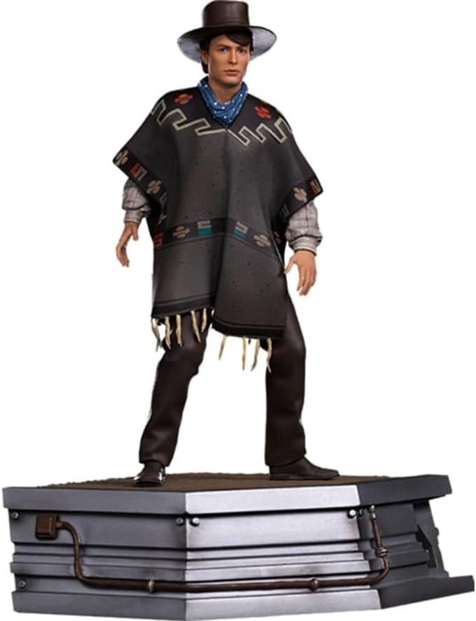 Marty McFly Beeldje 1/10 Schaal (23cm) - Back to the Future Deel 3 Actiefiguur