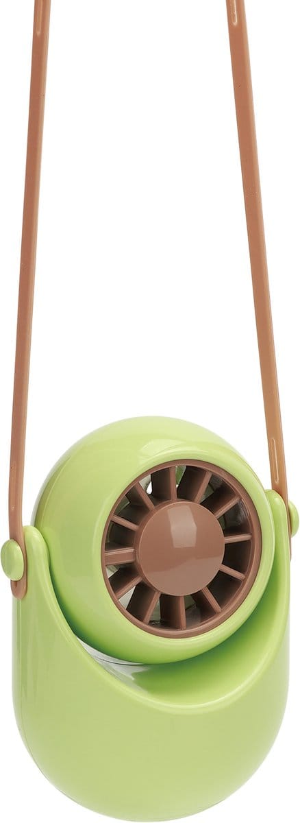 Nekventilator - Draagbare Ventilator - Handventilator - 3 Standen met Verstelbaar Koord - Groen