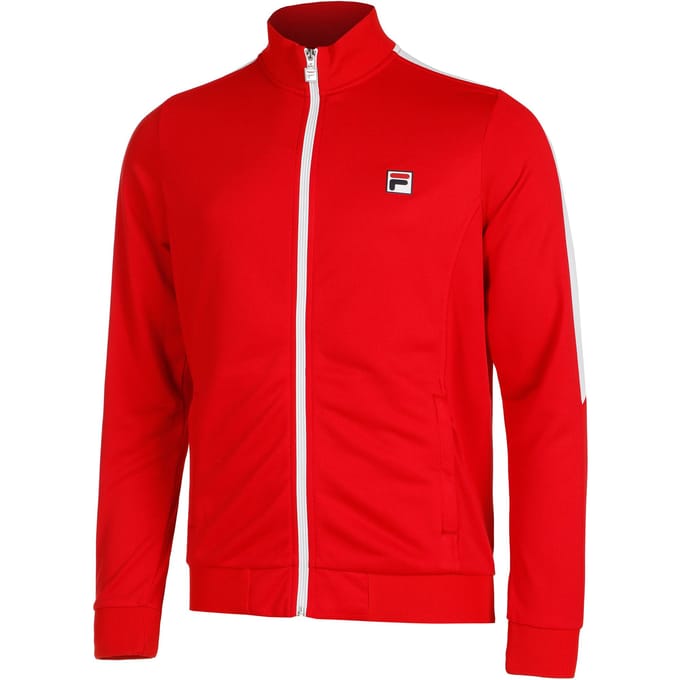 Fila Manuel Trainingsjack Heren-Rood,Wit