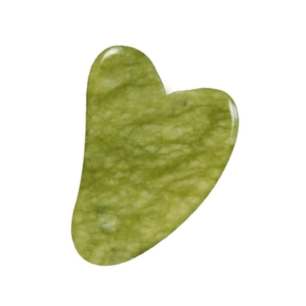 [Deal] MissLady - Scraping Board Gua Sha Massage Tool (Heart-shaped) - 1pc - Grass Green