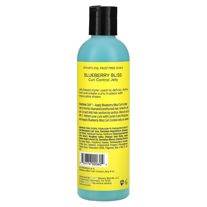 Blueberry Bliss Krulcontrole Gel, 236ml(8 fl oz) blue