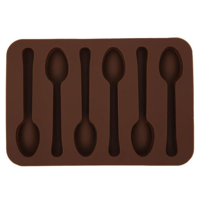 Moule à gâteau - EJ.LIFE - Chocolat - Silicone de qualité alimentaire - Antiadhésif - 14 x 10 x 1 cm