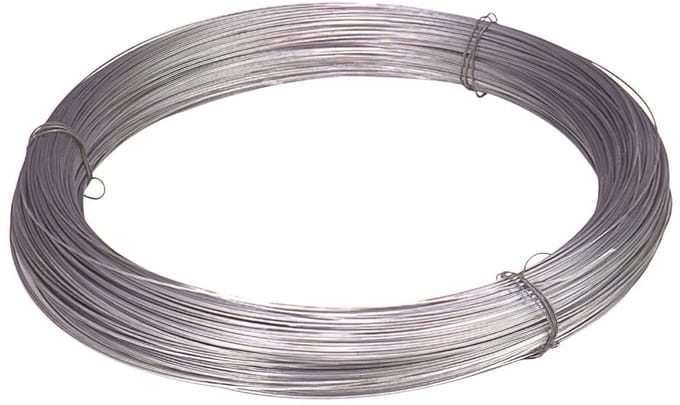 Gegalvaniseerde ijzerdraad rol 5 kg dikte 1.1mm