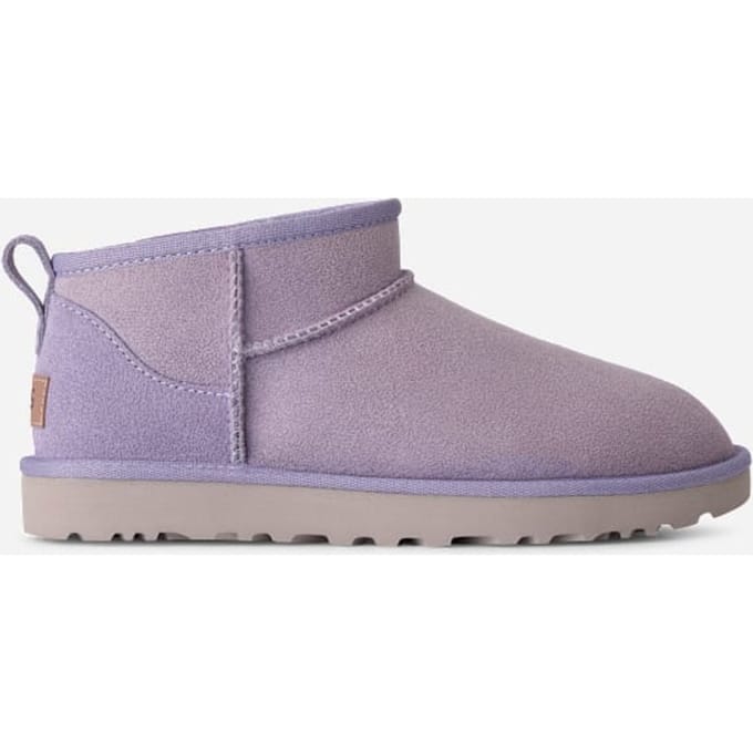 UGG® Classic Ultra Mini for Women in Warm Lilac, Size 5, Twinface/Polyester/Leather