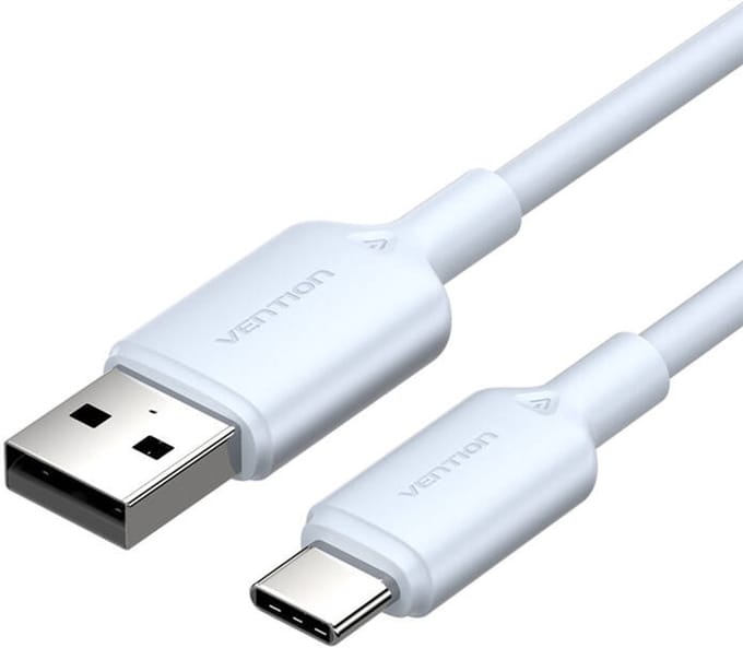Vention USB-C Kabel 2M 60W Snel Laden USB 2.0 A naar C Blauw