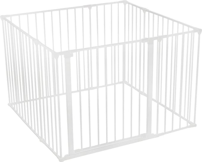 Safetots Grondbox, 105cm x 105cm, Wit, 70cm Hoog, Baby Speelpen
