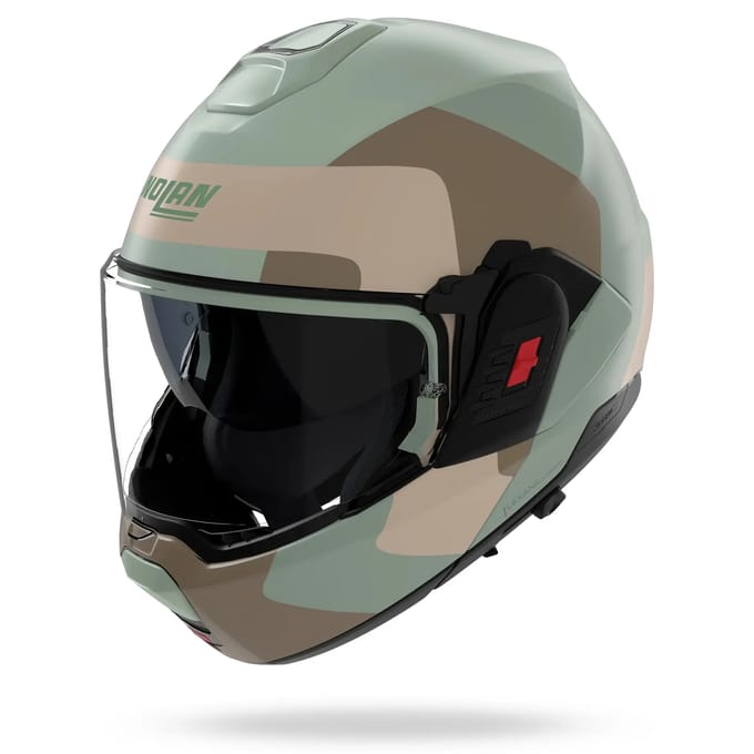 Nolan N120-1 Omocromo Modulaire Helm Groen XL