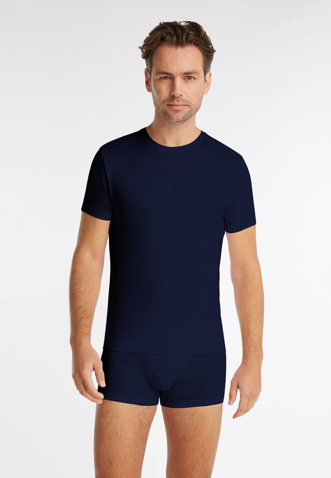 Ten Cate Basics Modal Heren T-shirt Donkerblauw