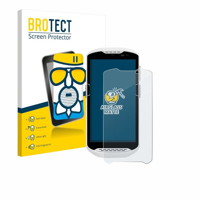 BROTECT - Screenprotector voor Zebra TC57ax - Folie Beschermfolie Beschermglas matte