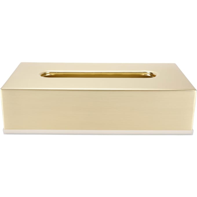 Tissuebox Innovatief Rechthoekig 304 Roestvrij Staal Servethouder Container Goud beige