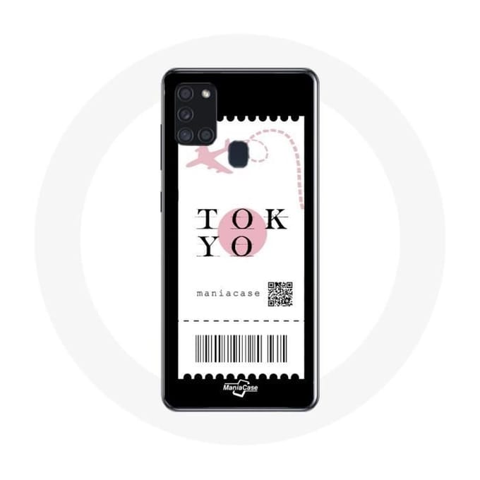 Samsung Galaxy A21S hoesje Tokyo vliegticket
