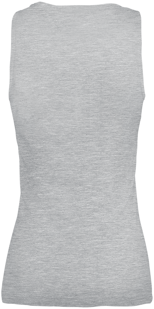 Guns N' Roses Flower Skull Dames Top - gemêleerd grijs - M