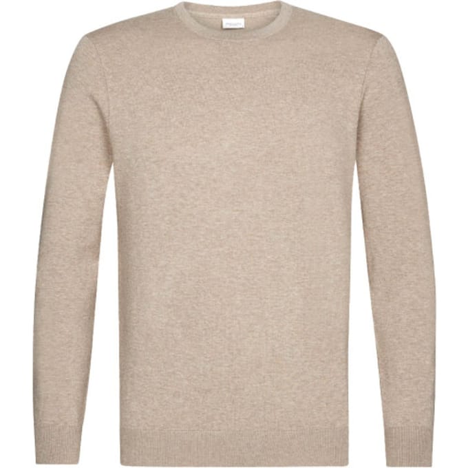 Profuomo Pullover Luxury Beige - Maat M - Heren