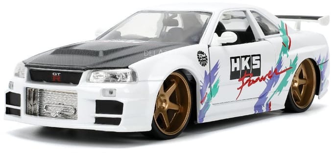Nissan Skyline GT-R R34 HKS 2002 White