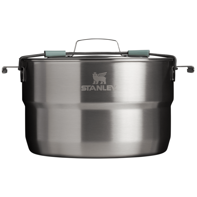 Stanley Wildfare Core Full Serve Cookset - Complete 20-delige RVS kookset 3,78L - Shale + Charcoal