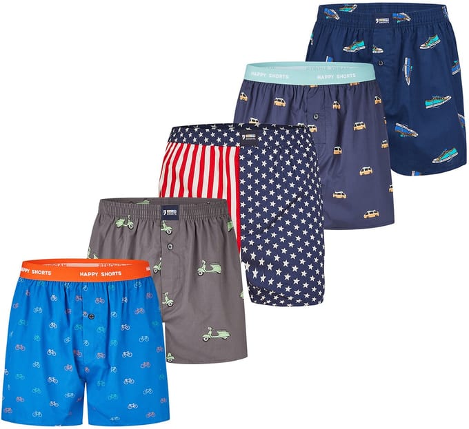 Happy Shorts Mannen Bokser Motiv Mix