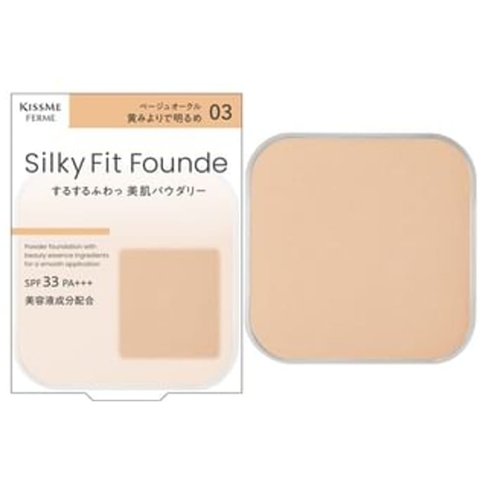 ISEHAN - Kiss Me Ferme Foundation SPF 33 PA+++ 03 Beige Ocher Refill