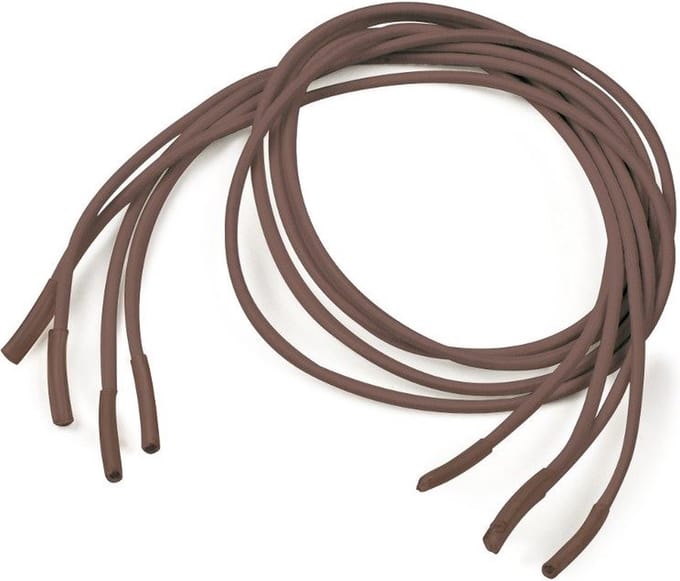 VITILITY Schoenveters elastisch - Veters - bruin 60 cm - 4 stuks - 2 paar