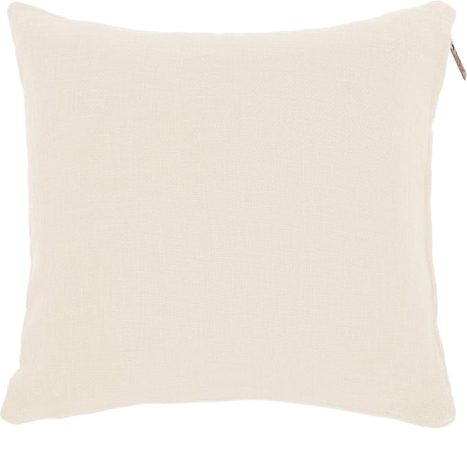 Tiseco - Kussen (gevuld) COTTON SLUB - met rits - 60x60 cm - Ivoor