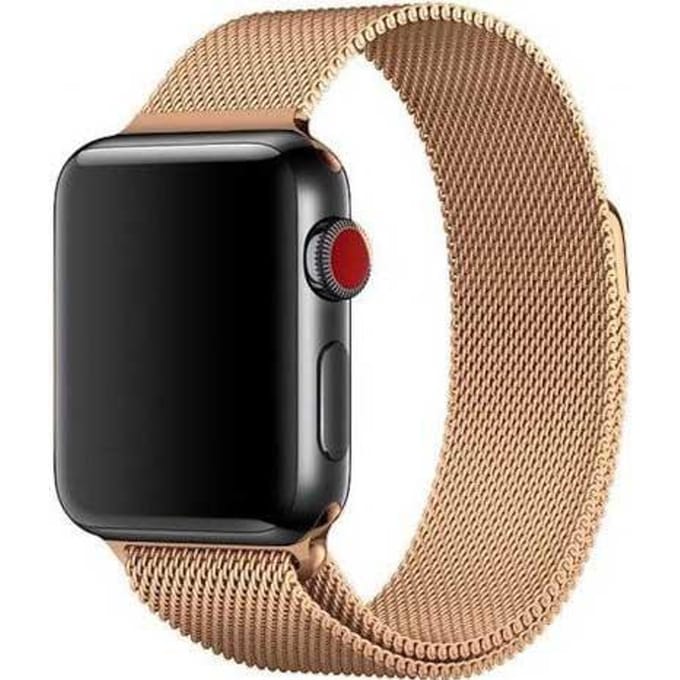 2+1 | Apple Watch Bandje Fiore - Milanese - Rose Goud