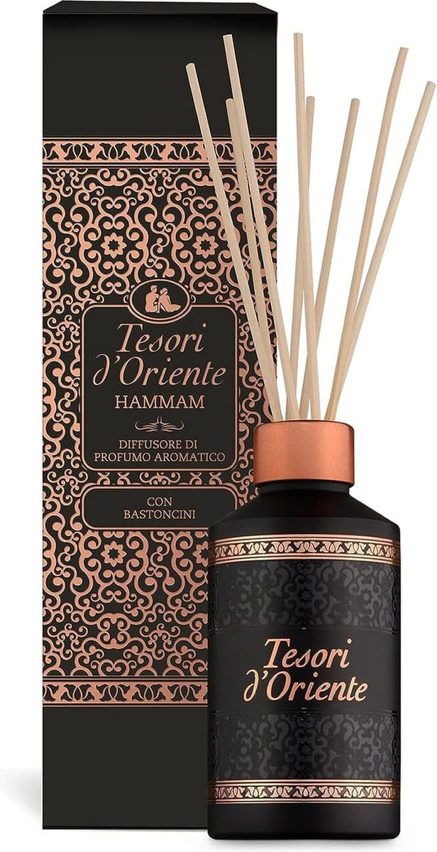 Tesori d'Oriente Hammam geurstokjes, diffuser 200 ml